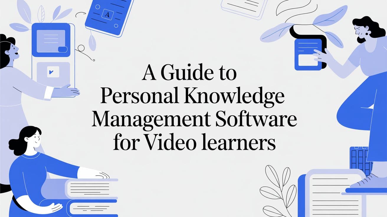 Personal Knowledge Management for Video Learners