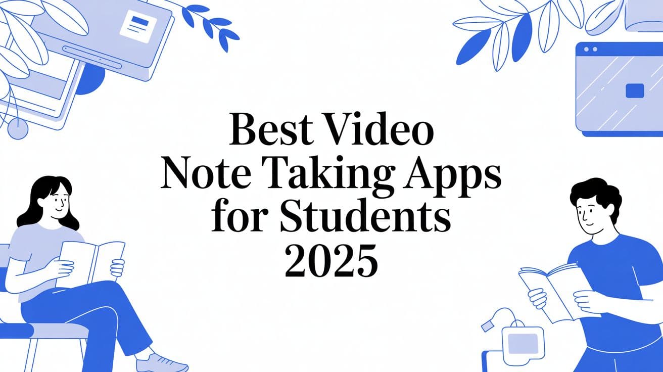 Best video note taking apps for students 2026