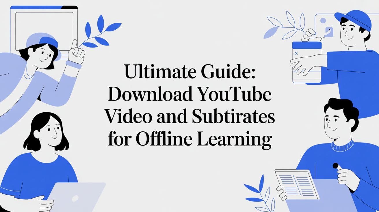 Download YouTube Videos and Subtitles for Offline Study