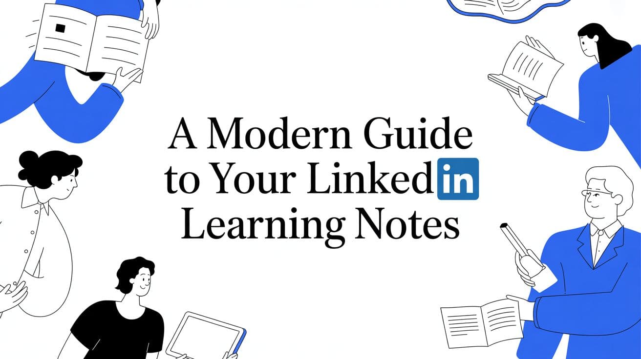 How to Take Notes on LinkedIn Learning Courses