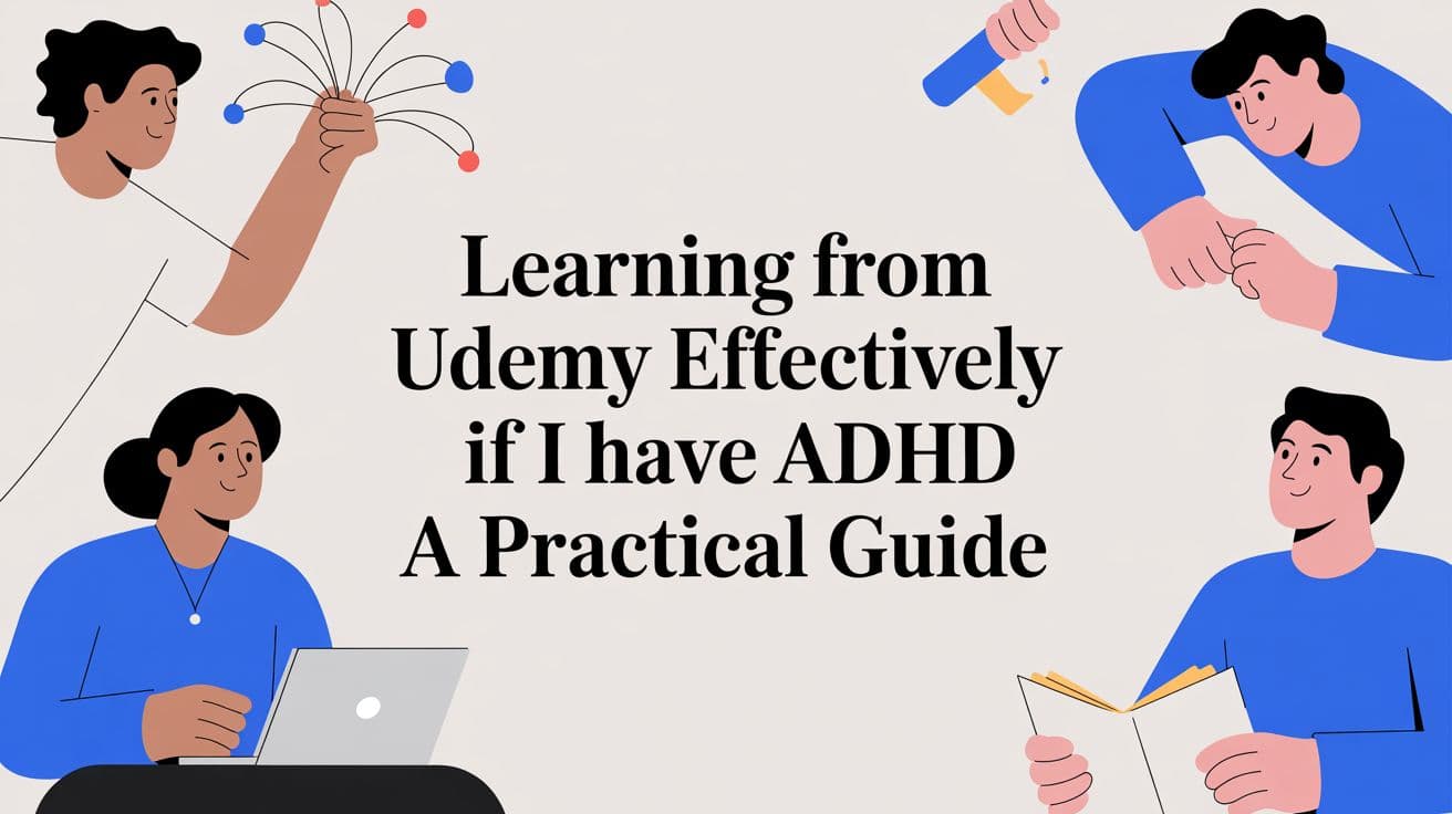 How to Learn from Udemy Effectively with ADHD