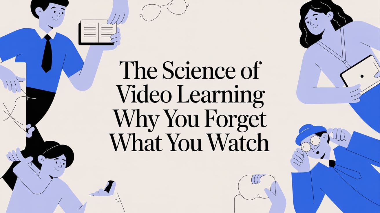 Video Learning Retention: Why You Forget What You Watch