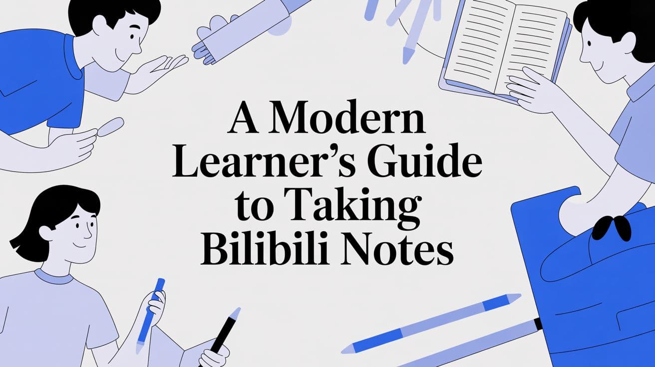 How to Take Notes on Bilibili Videos