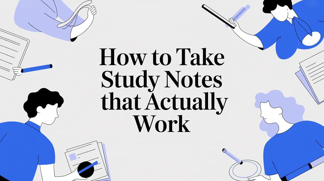 How to Take Study Notes That Actually Work